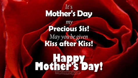 sweet mothers day wishes  sister true love words