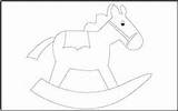 Coloring Toys Tracing Horse Pages Mathworksheets4kids sketch template