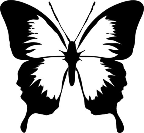butterfly clip art stenciling butterfly  silhouettes