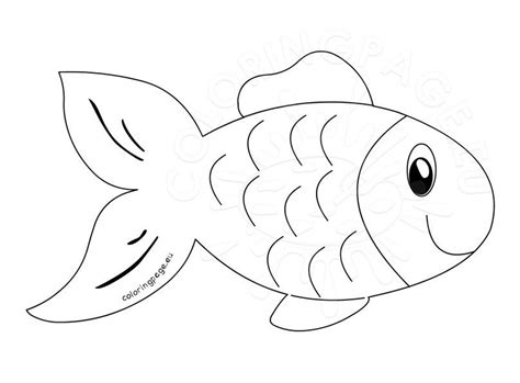 gambar fish clip art outline coloring page clipart pages  rebanas