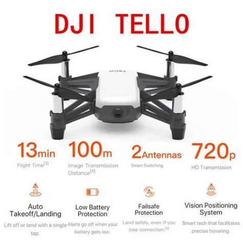 dji white tello drone  mp hd camera p wi fi fpv  flips bounce mode quadcopter stem