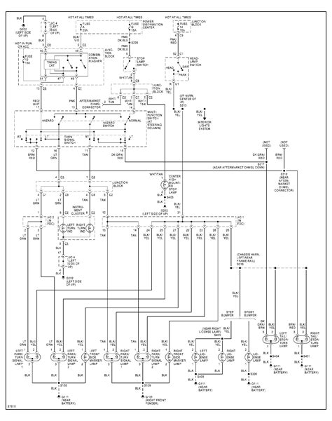 dodge ram  tail light wiring diagram xantiee