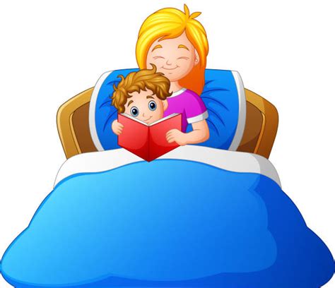 woman reading bedtime story illustrations royalty free vector graphics