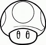 Mario Coloring Mushroom Toad Super Pages Bros Drawing Head Printable Cute Sketch Yoshi Drawings Odyssey Brothers Kart Kids Coloring4free Luigi sketch template