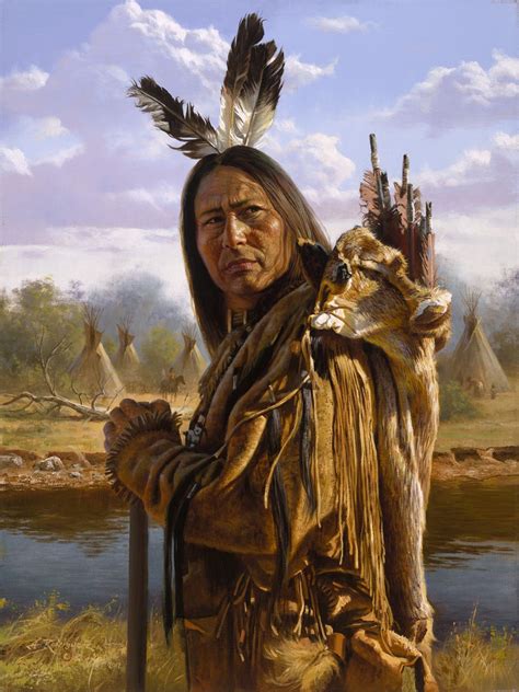 lone brave  alfredo rodriguez native american warrior native
