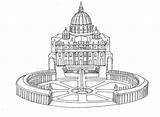 Vatican Vaticano Watykan Kolorowanka Catechism Christianity Maluchy Kolorowanki Dungeon Idata Drukuj sketch template