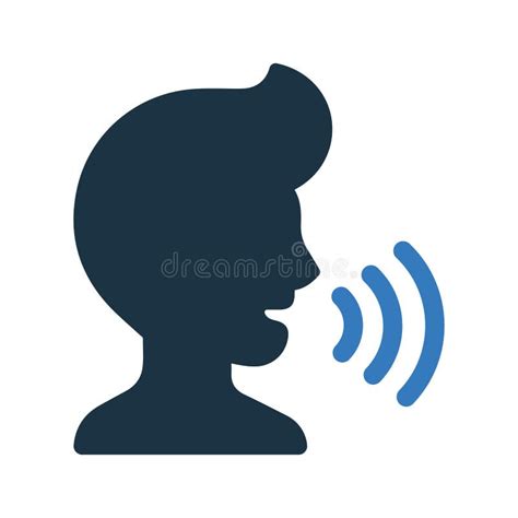 speech disorder icon simple editable vector illustration stock vector