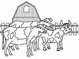 Barnyard Ausmalbilder Curral Sheets Cows Bauernhof Realistic Vacas Coloring4free Pintar Herd Cool2bkids Ausdrucken Malvorlagen Pigs sketch template