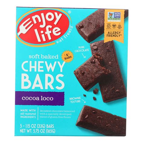 enjoy life snack bar coco loco gluten free 5 oz case of 6 ebay