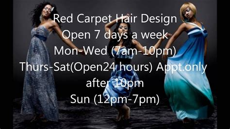 red carpet hair salon  atlanta pt  youtube