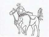 Coloring Pages Horse Rider Man Rodeo Bareback Pick Color Roping Cowgirl Dancing Knight Adult Printable Horses Getcolorings Printables Board Choose sketch template