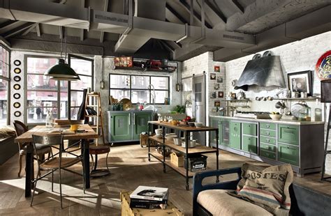 industrial style kitchens     fall  love