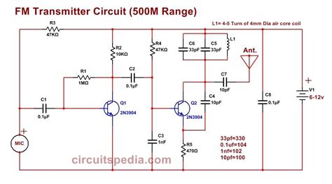 easy fm transmitter circuit  simple   fm transmitter circuit