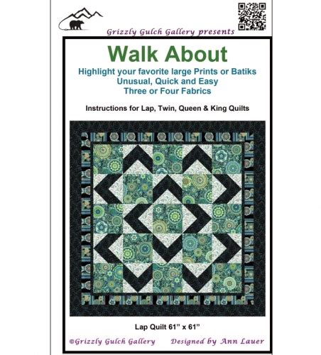 walk  quilt pattern  grizzly gulch gallery  quilt