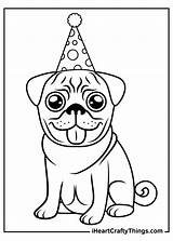 Pug Iheartcraftythings Icing Lick Wait Wide sketch template