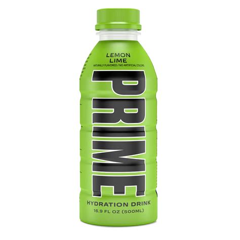 prime hydration sports drink  ksi  logan paul green lemon lime ml