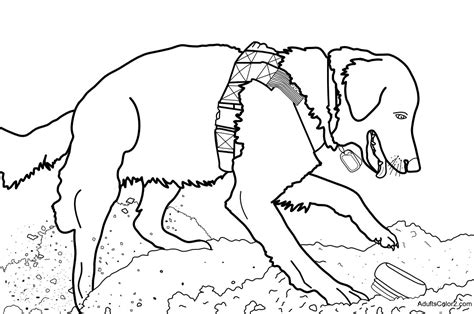 police dog coloring page printable dog coloring pages  kids
