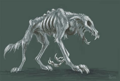 zombie wolf  flowerewolf  deviantart