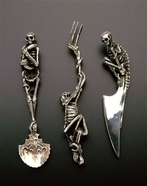 Art Dead Fork Goth Gothic Knife Image 79794 On