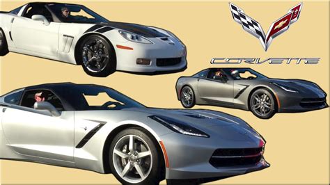 Corvette Race Stingray C7 Vs Z06 C6 Convertible Lets Go Faster Youtube