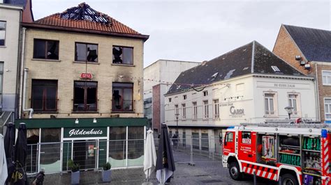 zware brand  centrum herentals ook aanpalend cafe verniel herentals gazet van antwerpen
