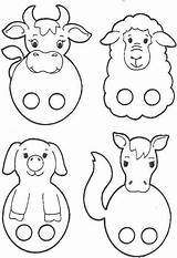 Puppet Finger Farm Para Puppets Animal Kids Paper Crafts Titeres Moldes Dedo Printable Papel Animales Títeres Marionetas Niños Manualidades Craft sketch template