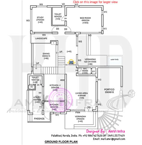 modern  bhk house plan   sqfeet kerala home design  floor plans  houses