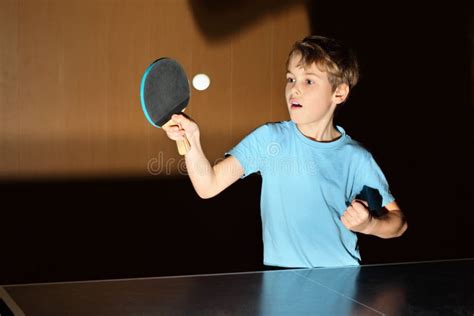 playing ping pong stock image image  holding ball