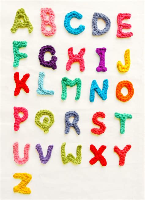 crochet letter patterns  funky stitch