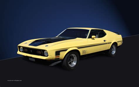 71 mustang mach 1 wallpaper and background image 1680x1050