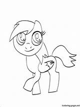 Coloring Pony Pages Derpy Little Hooves Getcolorings sketch template