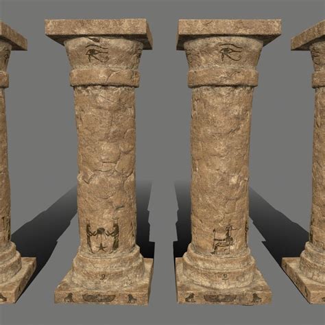 Pillar Set Cgtrader