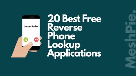 reverse phone lookup applications