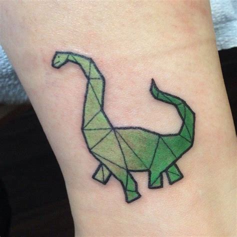 geometric dinosaur tattoo by cody brigan seattle olympia wa tattoos dinosaur tattoos
