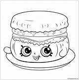 Shopkins Coloring Pages Snow Shopkin Season Crush Muffin Barbie Breakfast Dolls Toys Color Coloringpagesonly sketch template
