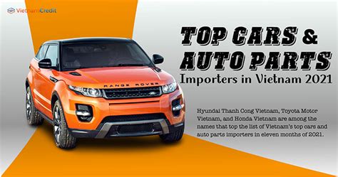 top cars  auto parts importers  vietnam