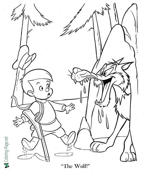 peter   wolf coloring pages fairy tale   coloring pages