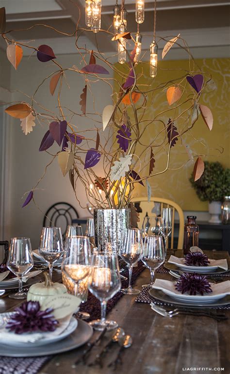 diy thankful tree for your thanksgiving centerpiece