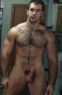 Hairy male man naked nude