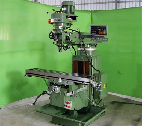 vertical turret milling machine model   dro mtr type table