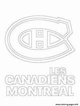 Hockey Canadiens Montreal Nhl Coloring Logo Coloriage Pages Maple Leaf Dessin Imprimer Lnh Logos Sport Toronto Mtl Canadien Print Colouring sketch template