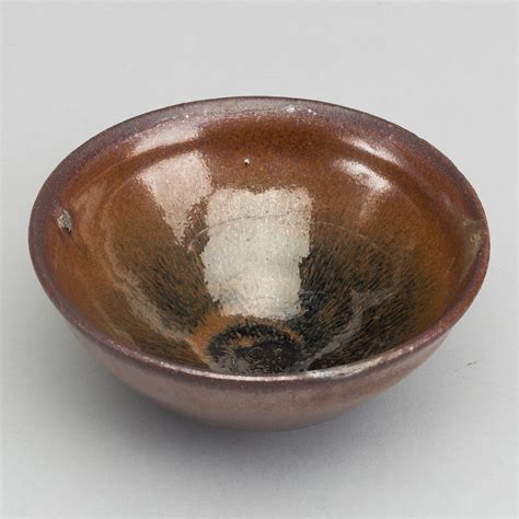 chinese glazed stoneware song dynasty temmoku bowl bukowskis