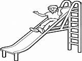 Slide Coloring Pages Playground Color Getdrawings Printable Getcolorings sketch template