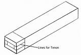Tenon Mortise Joints Make sketch template
