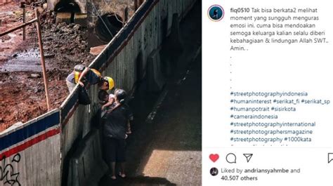 kumpulan berita proyek pembangunan jpo viral foto mengharukan bapak