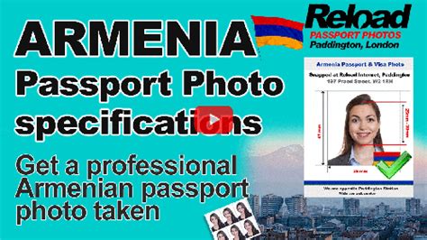 armenian passport photo  visa photo snapped  paddington london