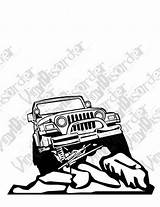 Jeep Climbing Stickers Rock 4x4 Decal Car Window Offroad Vinyl Road Off Decals Jeeps Wrangler Vinyldisorder Accessories Sold sketch template