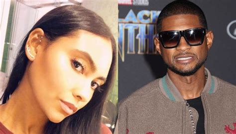 usher spotted with evelyn lozada s daughter shaniece hairston black