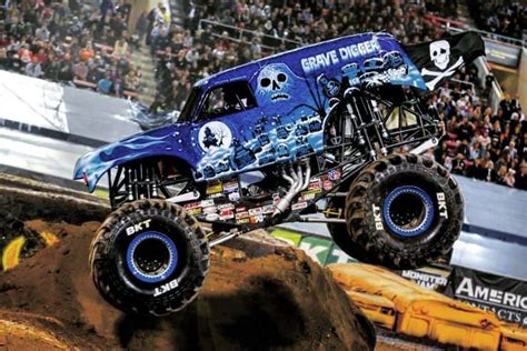 blue grave digger monster truck