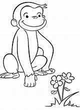 George Curious Coloring Pages Print sketch template
